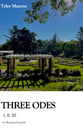 Three Odes Concert Band sheet music cover